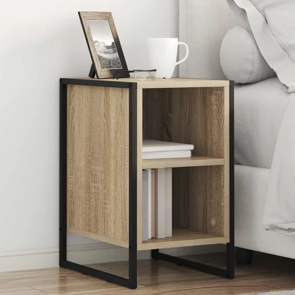 Table de chevet 2 pcs Sonoma 39.5 x 30 x 50 cm