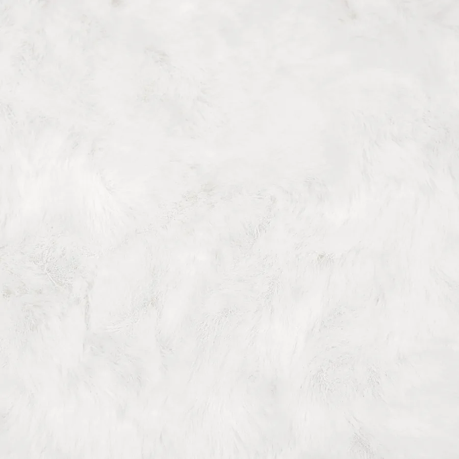 Tapis antidérapant en fausse de lapin OLITE Blanc 200 x 280 cm - 9