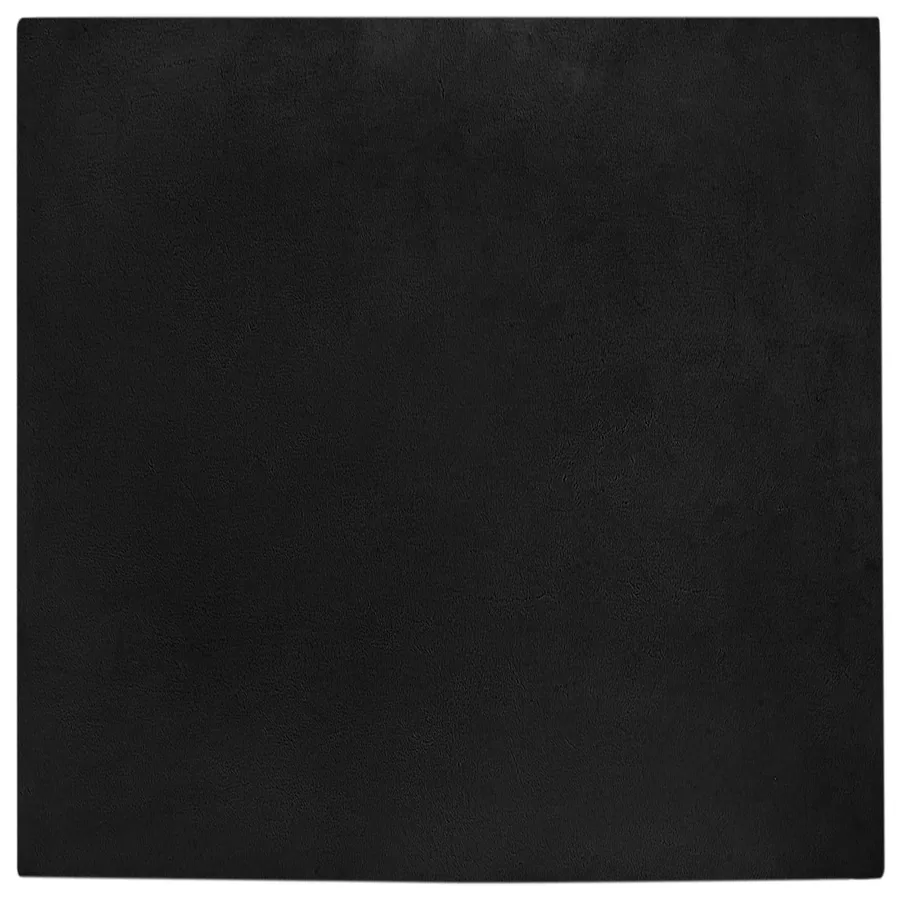 Tapis antidérapant en fausse de lapin OLITE Noir 200 x 200 cm - 2