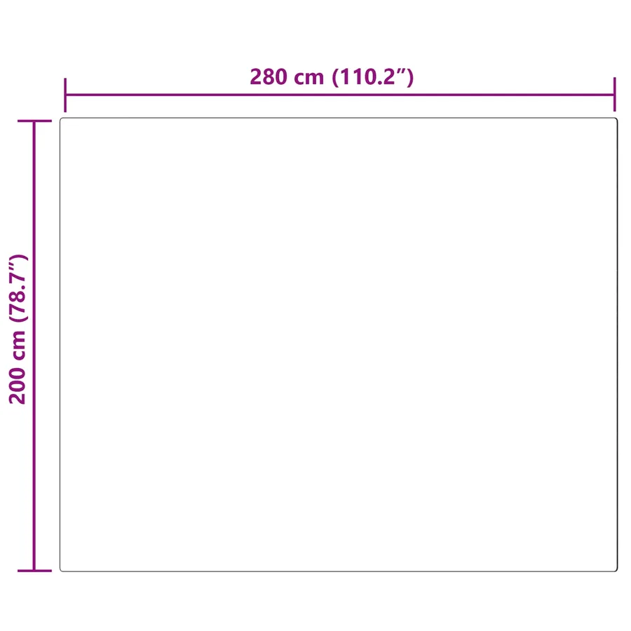 Tapis en fausse TAFALLA Rose 200 x 280 cm Polyester - 8