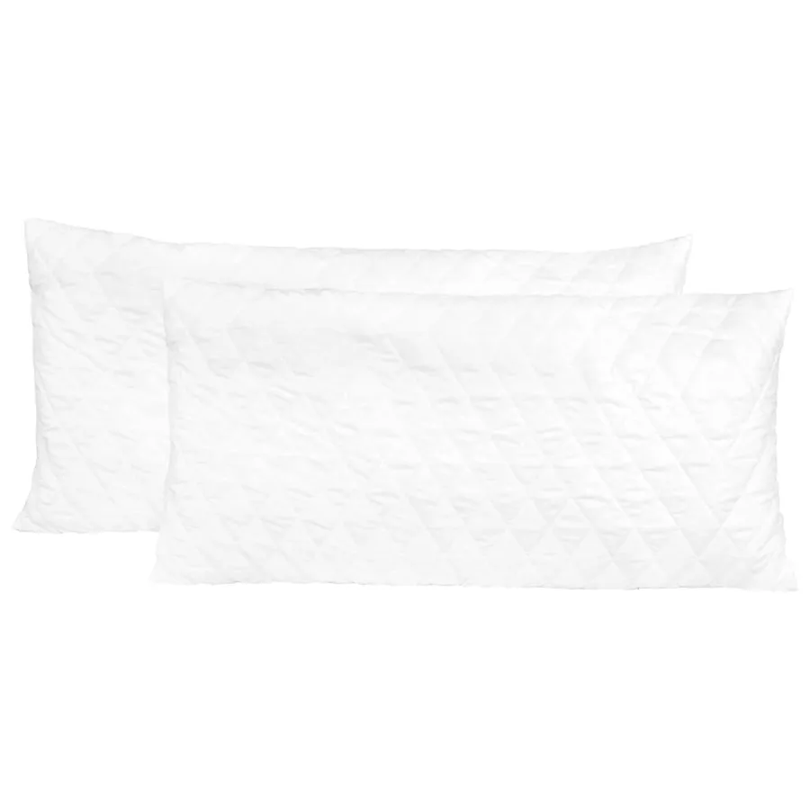 Oreillers lot de 2 80x40x14 cm Mousse à mémoire de forme - 2