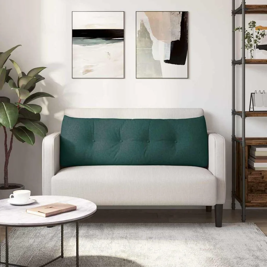 Coussin de Dos Vert foncé 140 x 24 x 50 cm tissu - 4