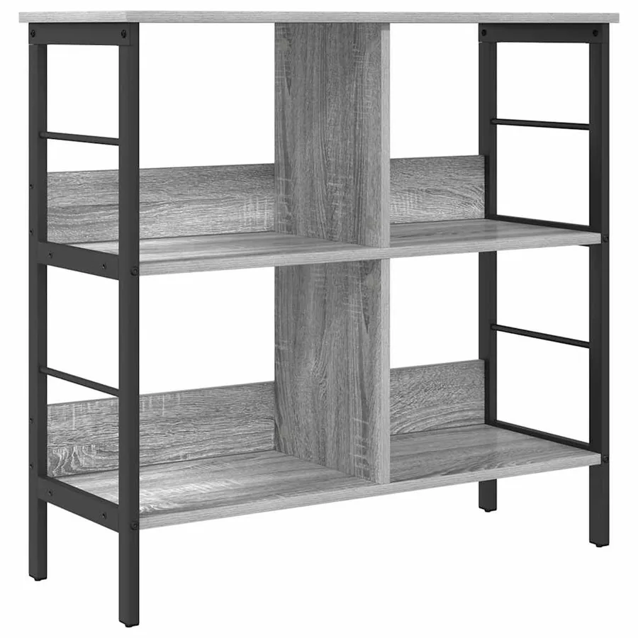 Étagère Gris Sonoma 82 x 32 x 79 cm Bois d'ingénierie - 2