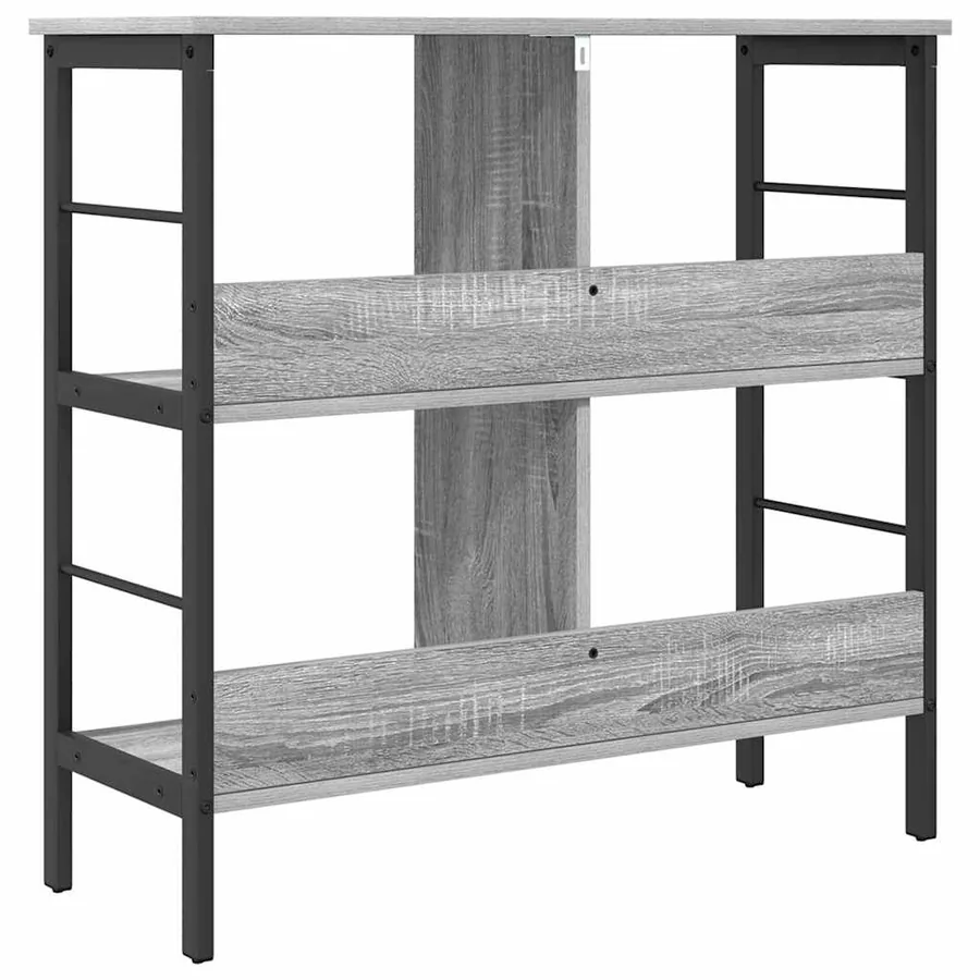 Étagère Gris Sonoma 82 x 32 x 79 cm Bois d'ingénierie - 7