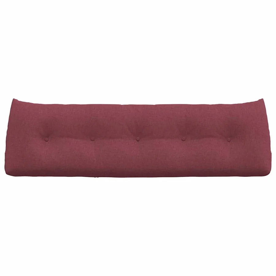 Coussin de Dos Bordeaux 160 x 24 x 50 cm tissu - 6
