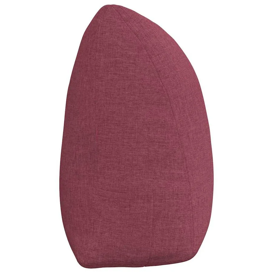 Coussin de Dos Bordeaux 160 x 24 x 50 cm tissu - 7