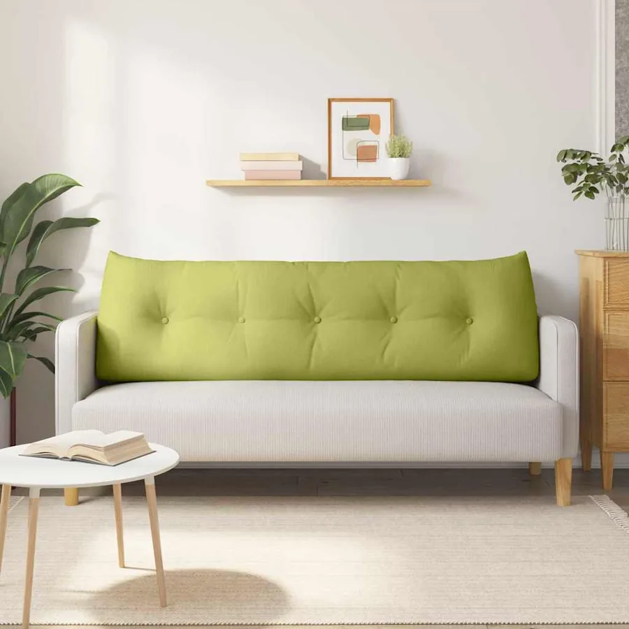 Coussin de Dos Vert clair 160 x 24 x 50 cm tissu - 4