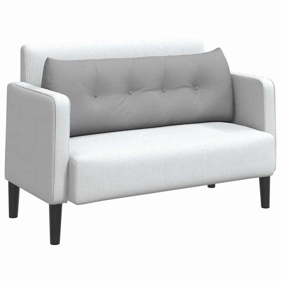 Coussin de Dos Gris nuage 140 x 24 x 50 cm tissu - 3
