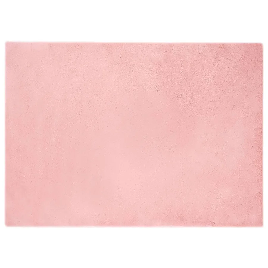 Tapis antidérapant en fausse de lapin OLITE Rose 240 x 340 cm - 2