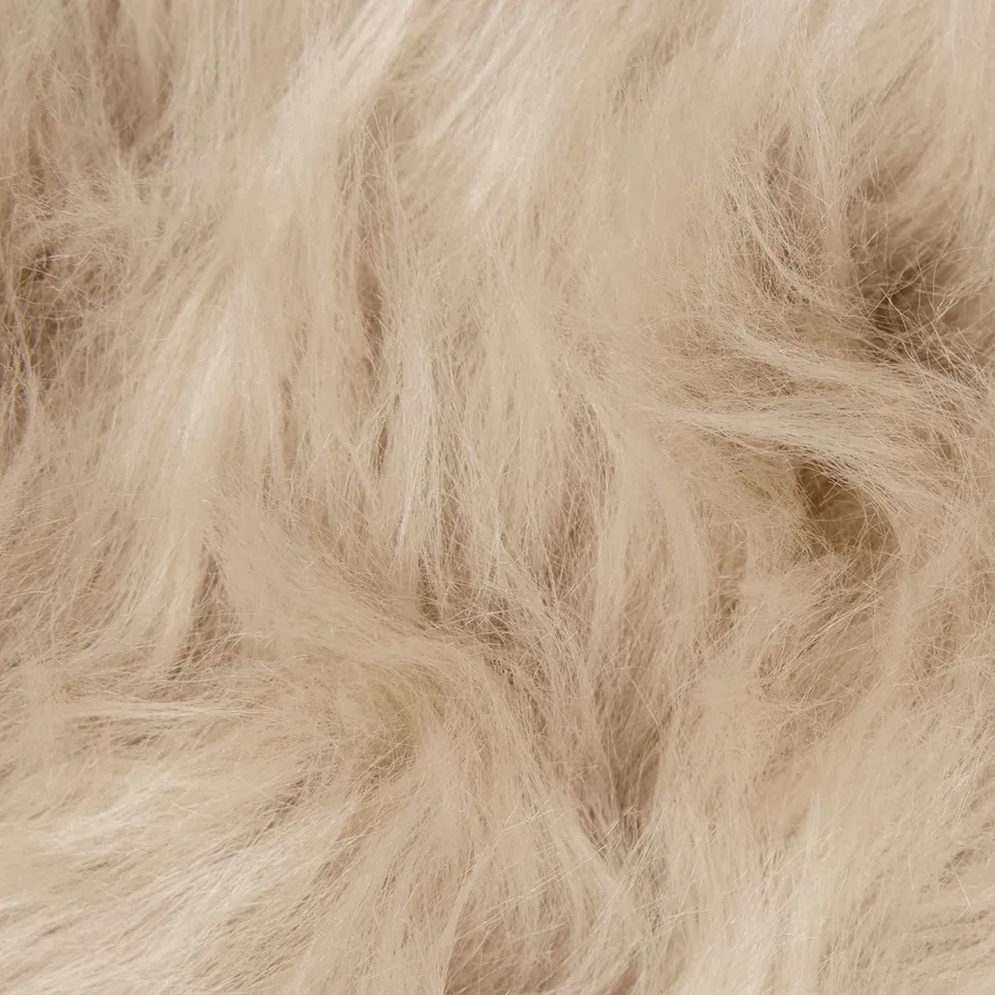 Tapis en fausse TAFALLA Beige 80 x 250 cm Polyester - 9