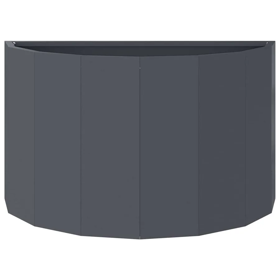 Jardinière Anthracite 60 x 30 x 35 cm Acier - 5