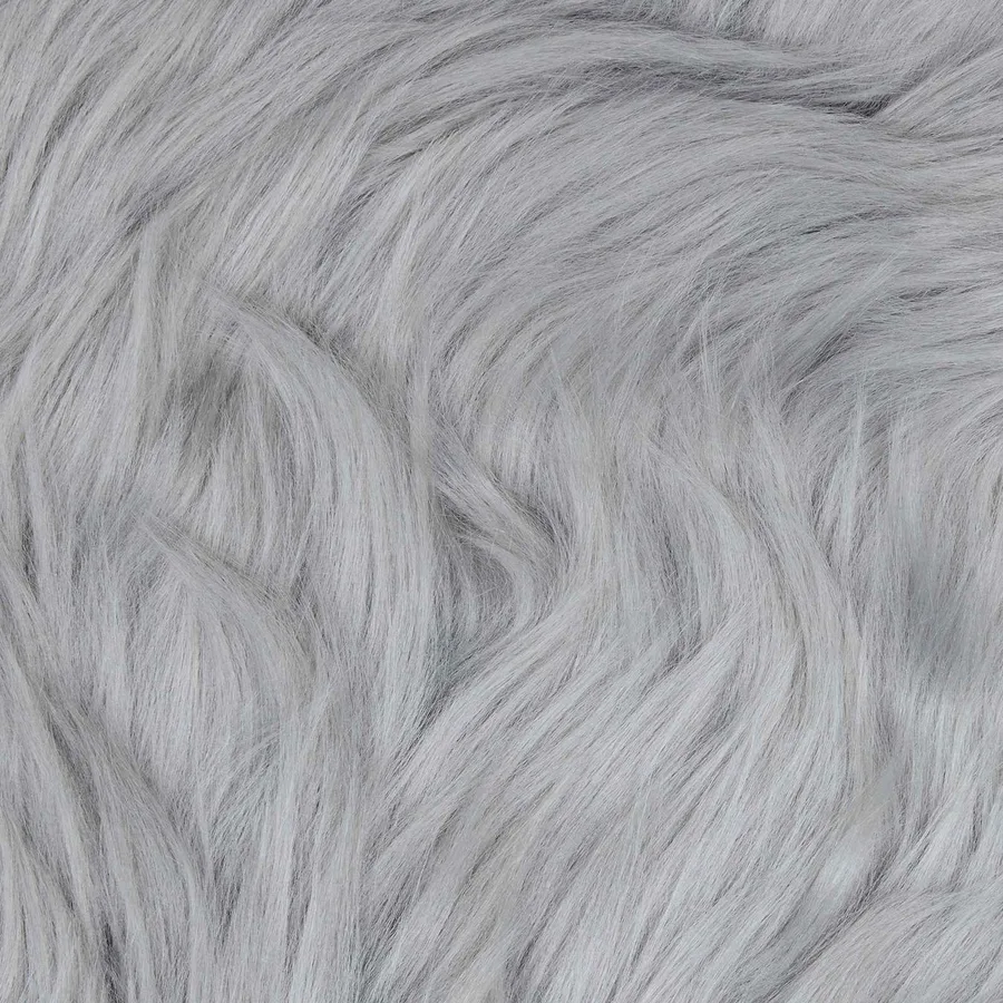 Tapis en fausse TAFALLA Gris 160 x 160 cm Polyester - 9