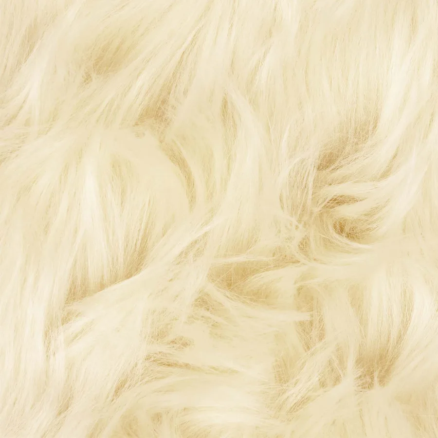 Tapis en fausse TAFALLA Crème 140 x 200 cm Polyester - 9