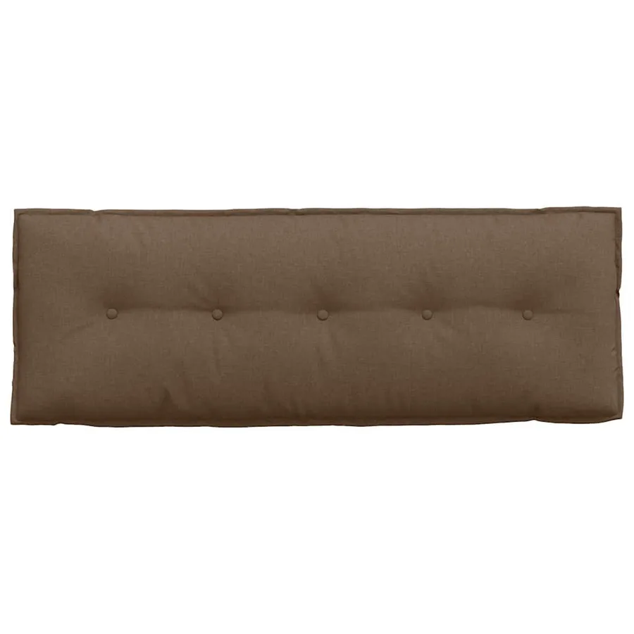 Coussin de Dos Marron 140 x 19 x 50 cm tissu - 6