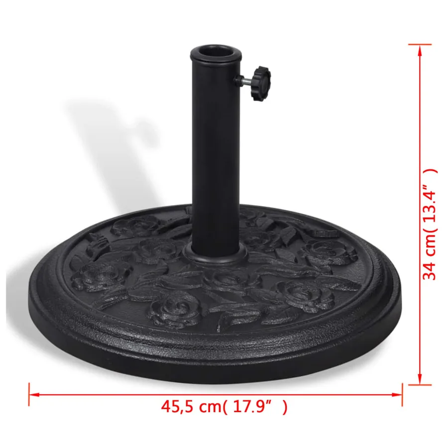 Round parasol base Resin - 4