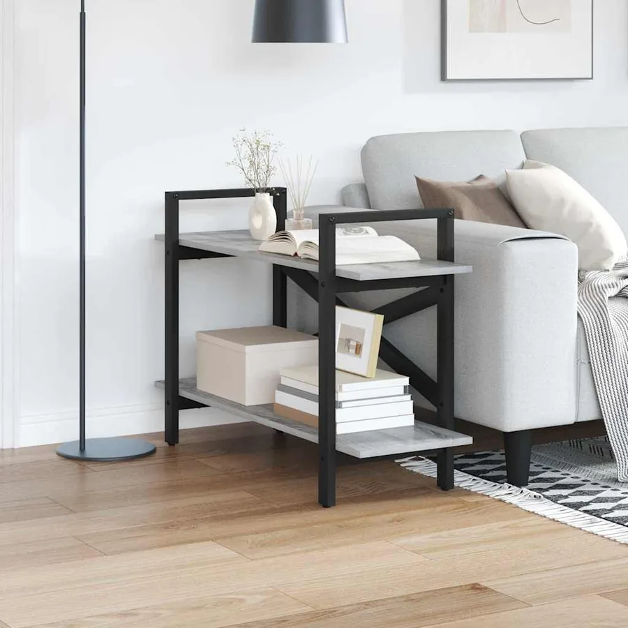 Étagère Gris Sonoma 100 x 33,5 x 64 cm Bois d'ingénierie