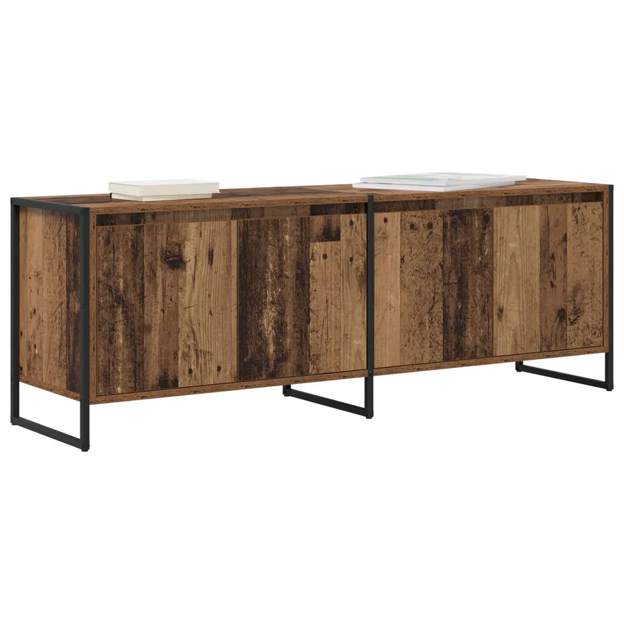 Meuble TV Bois Ancien 140 x 36 x 49.5 cm Bois d'ingénierie - 3