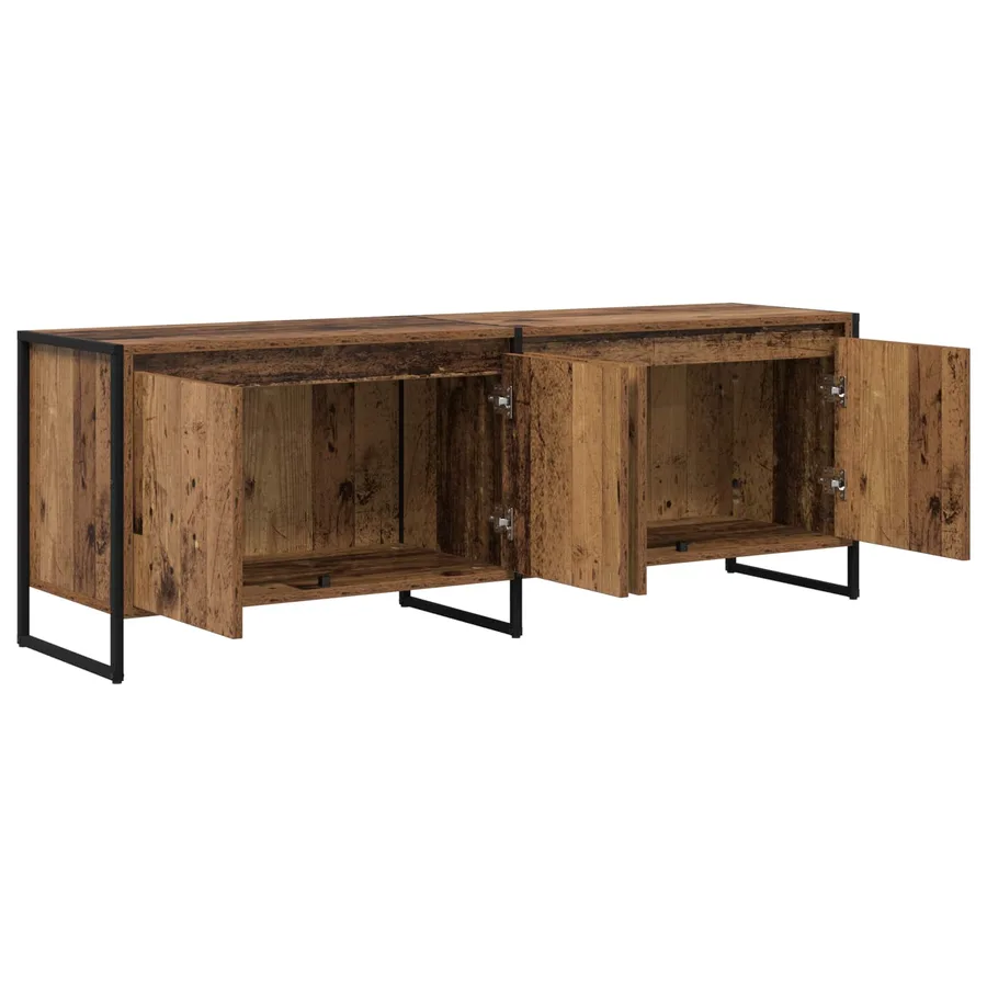 Meuble TV Bois Ancien 140 x 36 x 49.5 cm Bois d'ingénierie - 5