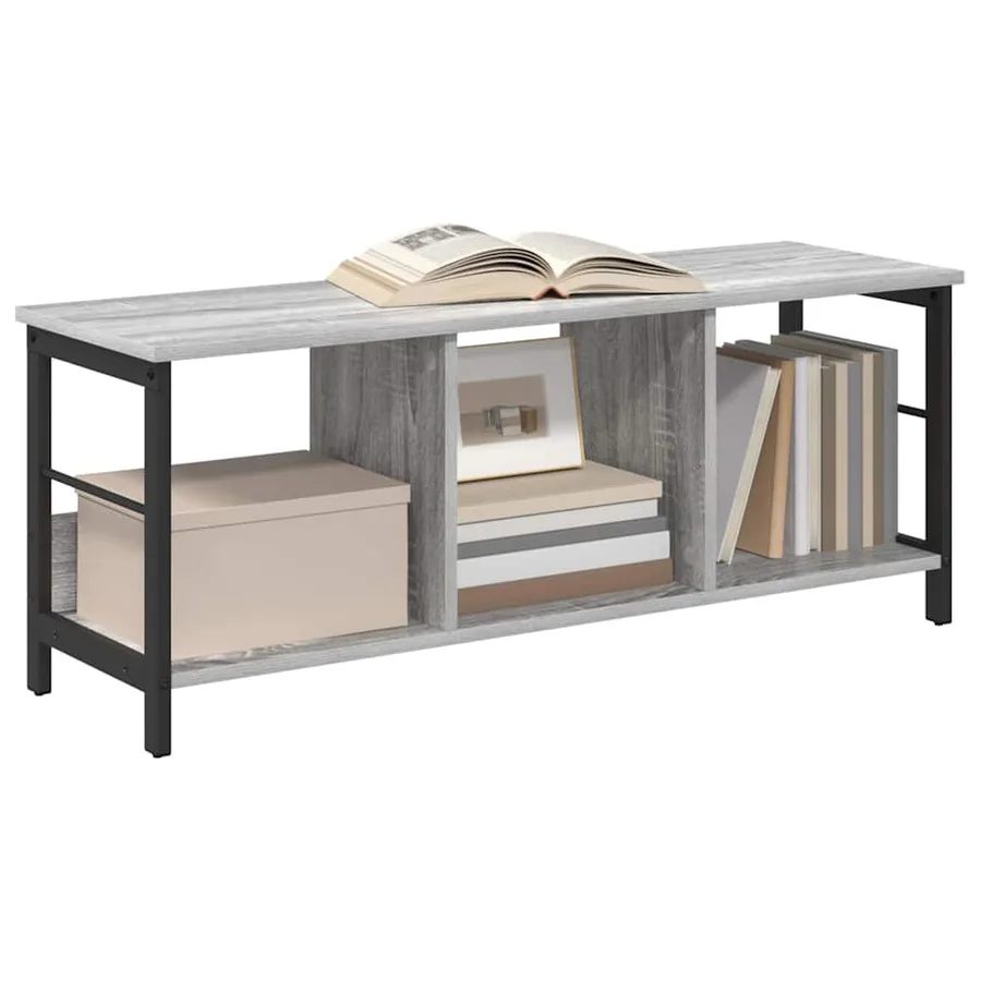Étagère Gris Sonoma 102 x 32 x 40,5 cm Bois d'ingénierie - 3