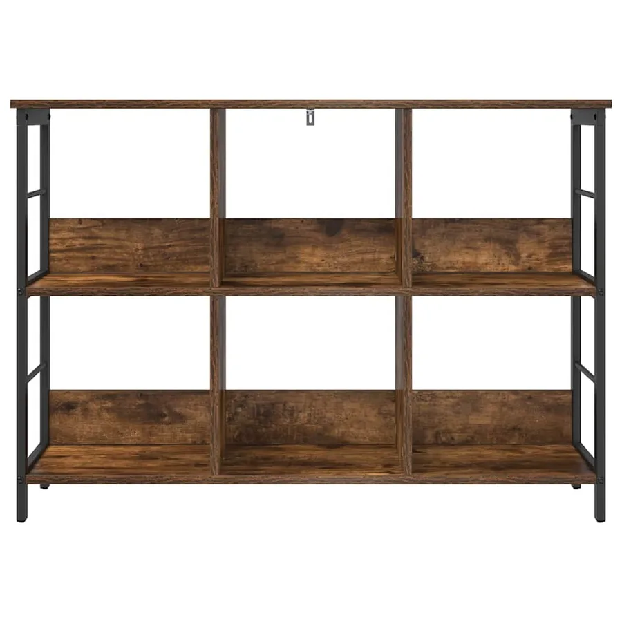 Étagère Chêne fumé 102 x 32 x 72,5 cm Bois d'ingénierie - 5