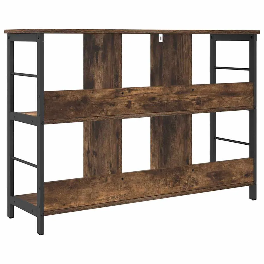 Étagère Chêne fumé 102 x 32 x 72,5 cm Bois d'ingénierie - 7