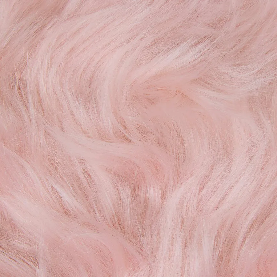 Tapis en fausse TAFALLA Rose 100 x 200 cm Polyester - 9