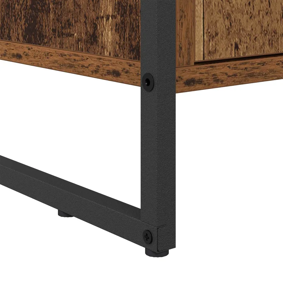 Cabinet à chaussures avec stockage Bois Ancien 79 x 36 x 100 cm - 10