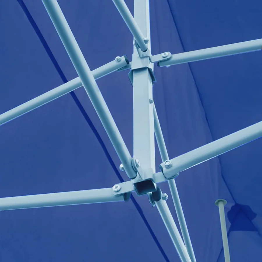 Tente de réception pliable bleue 3 x 6 m - 9
