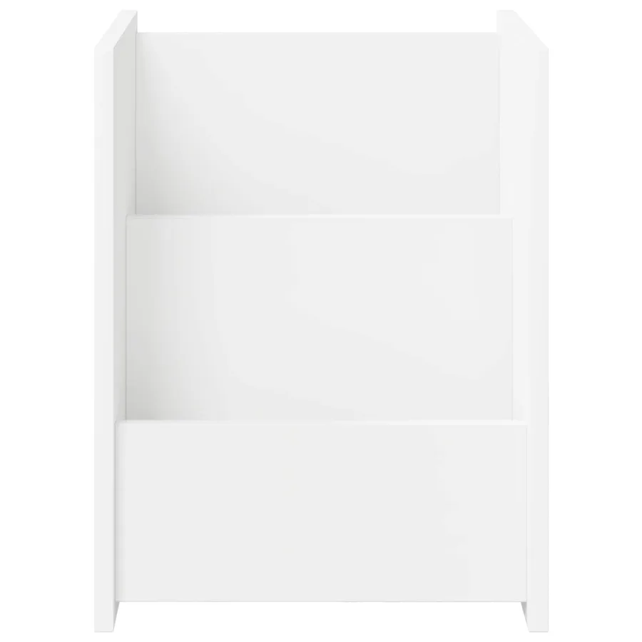 Étagère à magazines Blanc 35 x 35 x 45 cm Bois d'ingénierie - 4