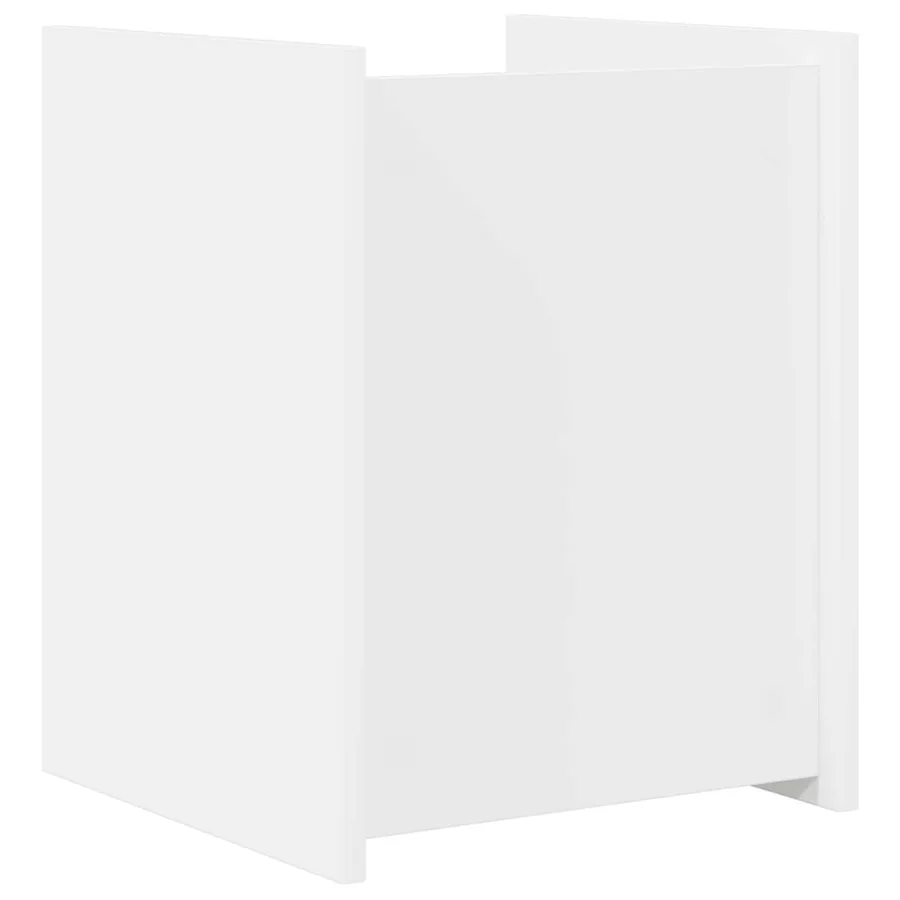 Étagère à magazines Blanc 35 x 35 x 45 cm Bois d'ingénierie - 6