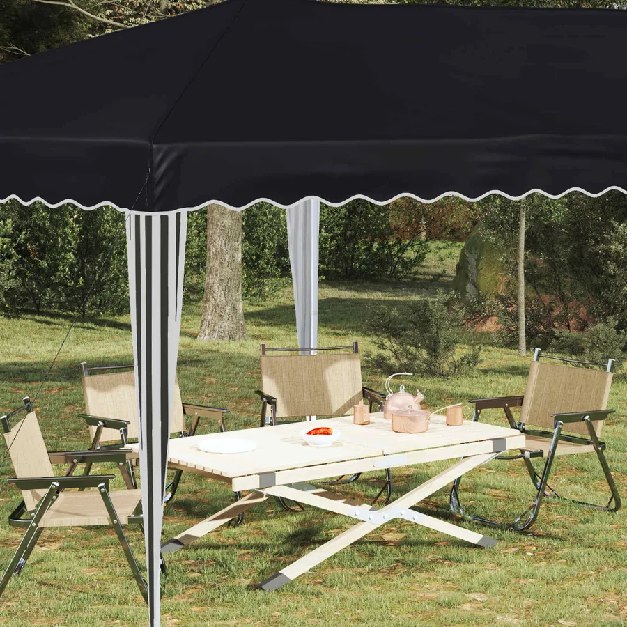 Tente de fête pop-up 575 x 290 x 245 cm Anthracite - 3