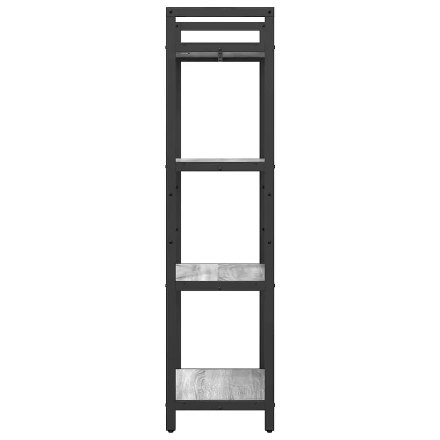 Étagère Gris Sonoma 56 x 34 x 133,5 cm Bois d'ingénierie - 6
