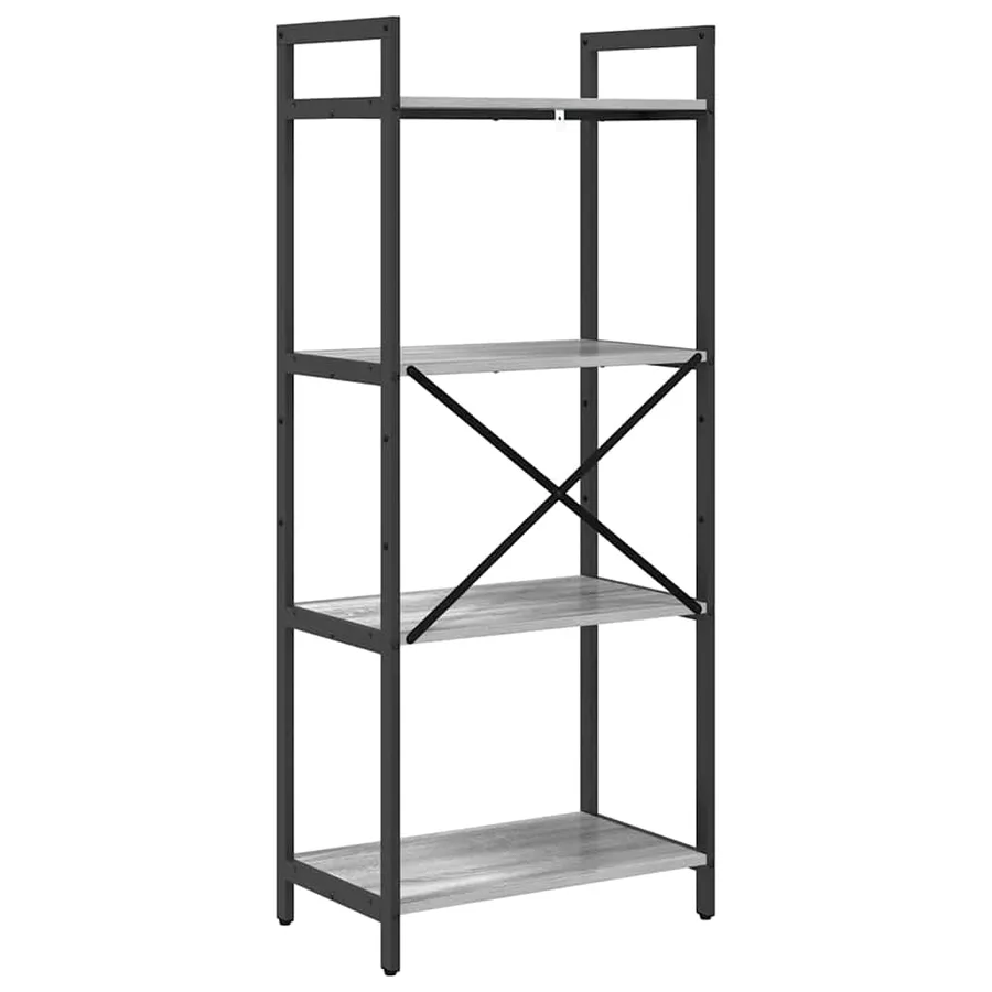 Étagère Gris Sonoma 56 x 34 x 133,5 cm Bois d'ingénierie - 7