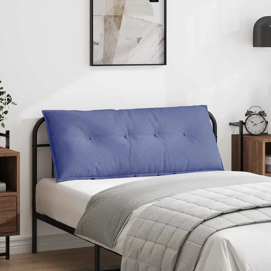 Coussin de Dos Bleu denim 120 x 19 x 50 cm tissu