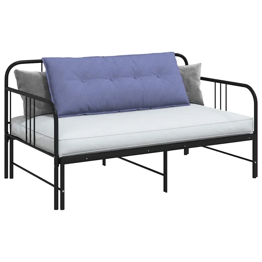 Coussin de Dos Bleu denim 120 x 19 x 50 cm tissu - 3