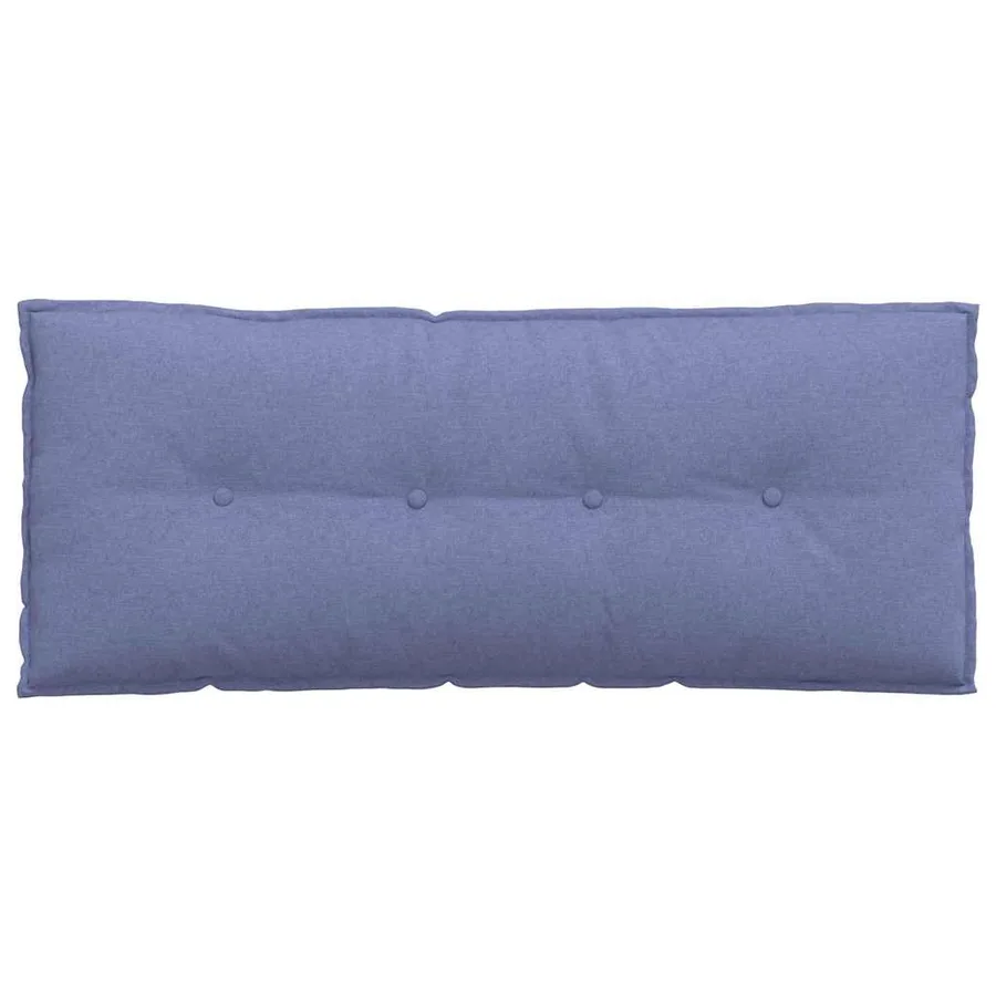 Coussin de Dos Bleu denim 120 x 19 x 50 cm tissu - 6
