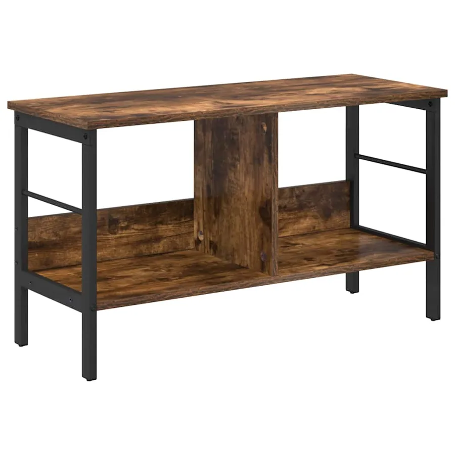 Étagère Chêne fumé 82 x 32 x 47 cm Bois d'ingénierie - 2