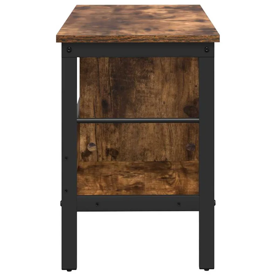 Étagère Chêne fumé 82 x 32 x 47 cm Bois d'ingénierie - 6