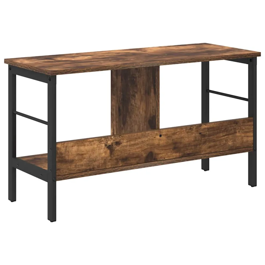 Étagère Chêne fumé 82 x 32 x 47 cm Bois d'ingénierie - 7