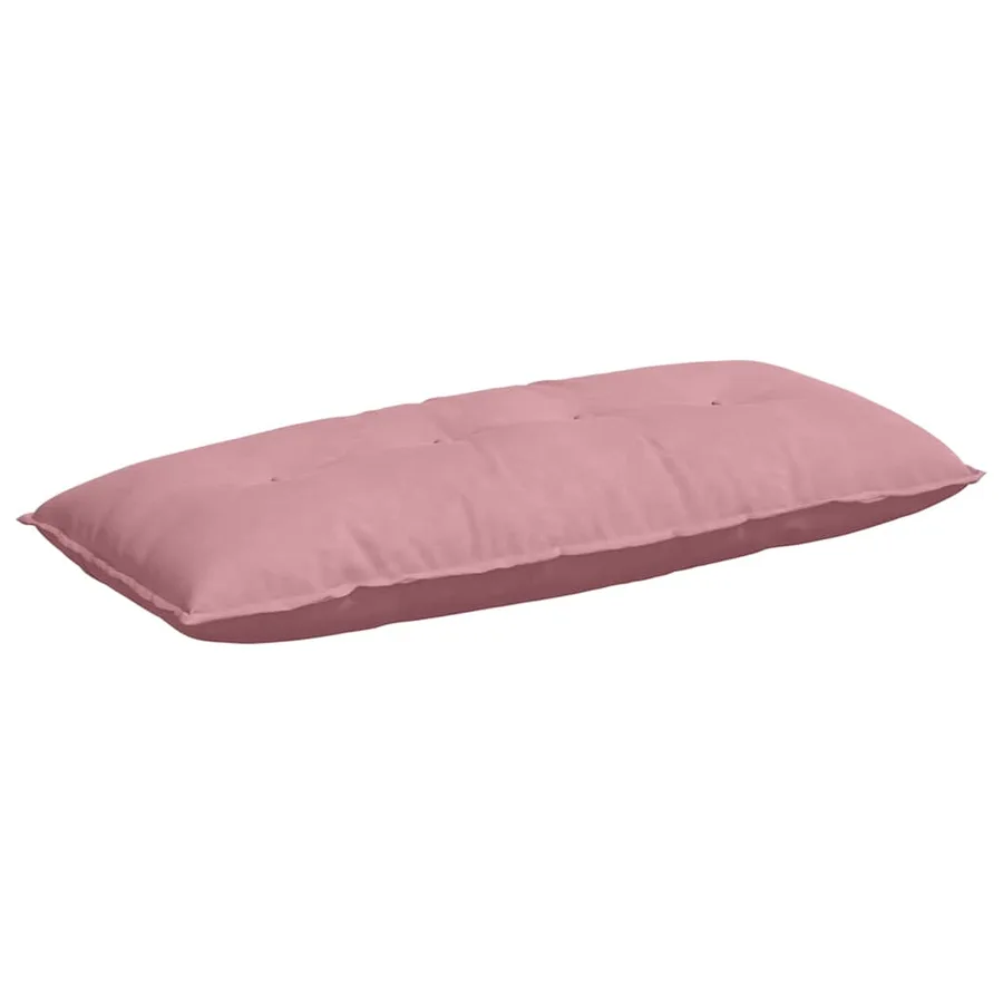 Coussin de Dos Rose 120 x 50 cm Tissu en velours côtelé - 2