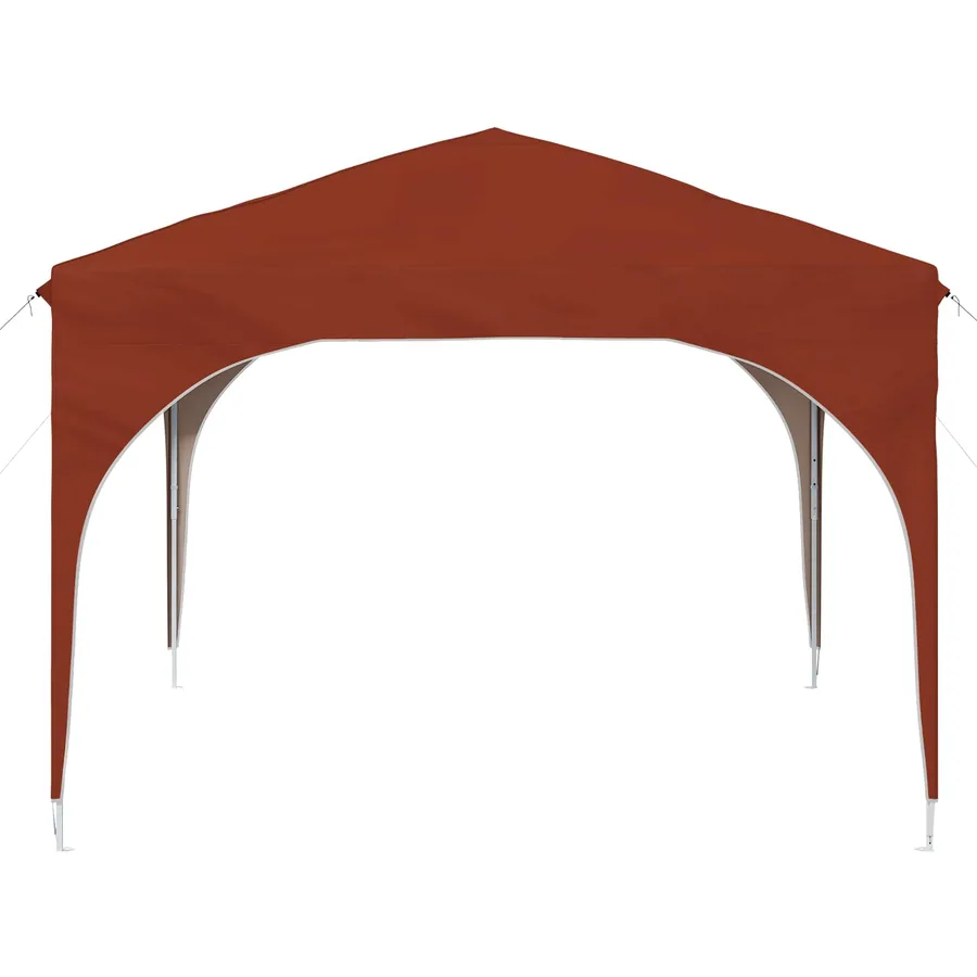 Tente de fête pop-up 290 x 290 x 245 cm Terre cuite - 6