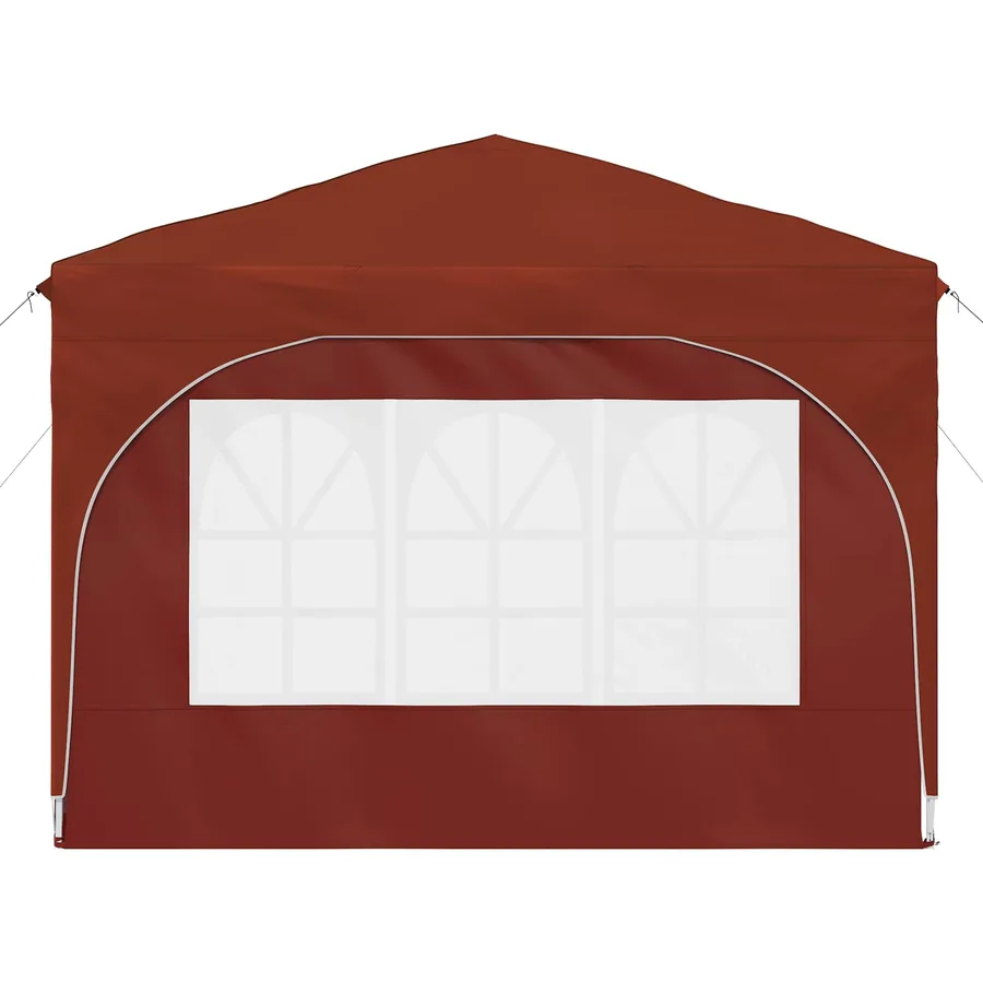 Tente de fête pop-up 290 x 290 x 245 cm Terre cuite - 7