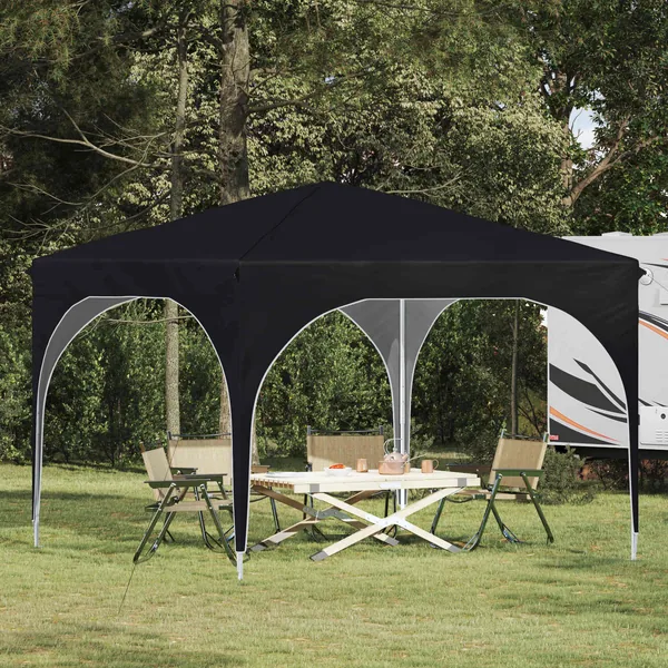 Tente de fête pop-up 290 x 290 x 245 cm Anthracite