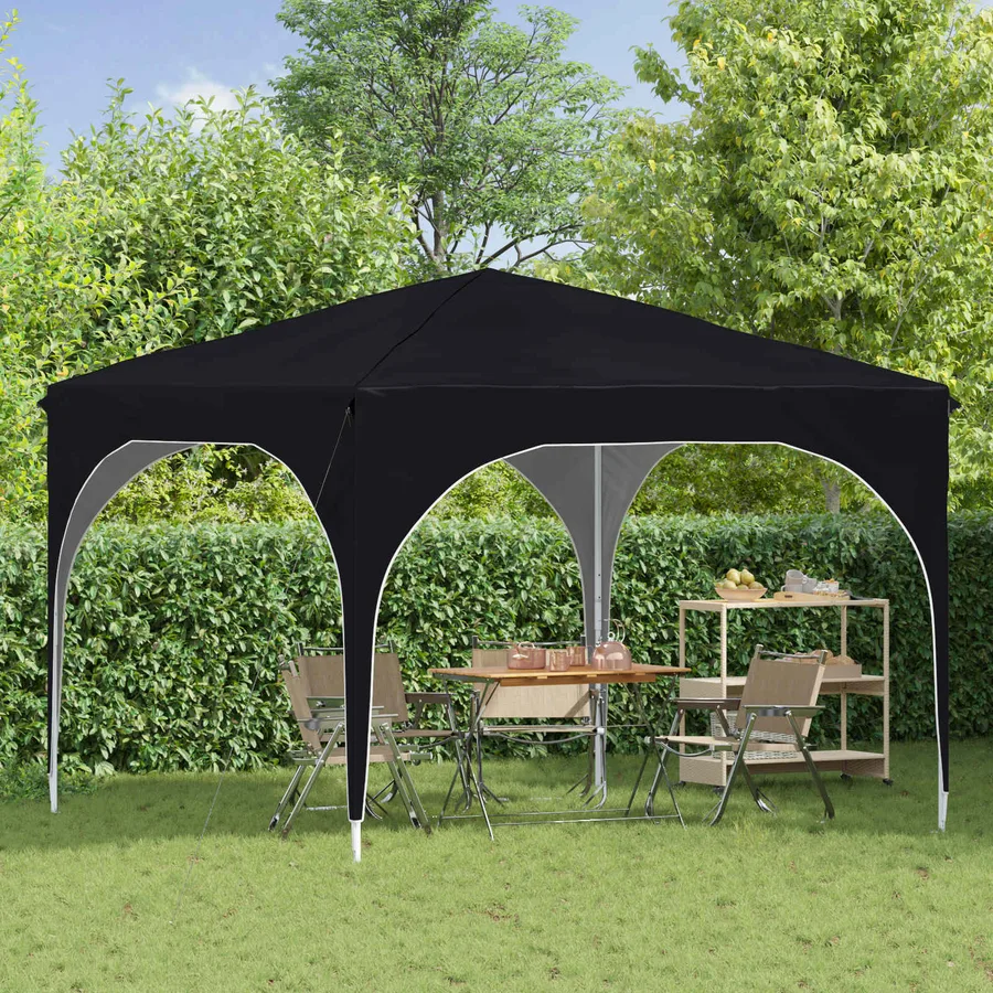 Tente de fête pop-up 290 x 290 x 245 cm Anthracite - 3