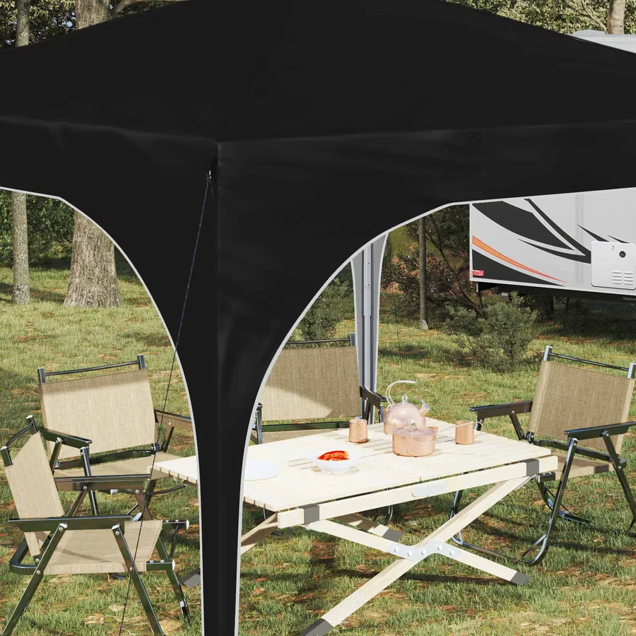 Tente de fête pop-up 290 x 290 x 245 cm Anthracite - 4