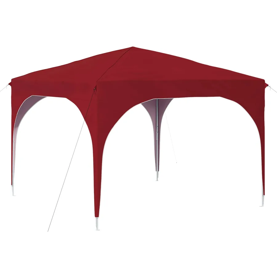 Tente de fête pop-up 290 x 290 x 245 cm Bordeaux - 2