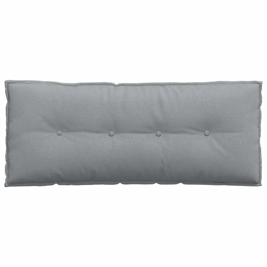 Coussin de Dos Gris clair 120 x 19 x 50 cm tissu - 6