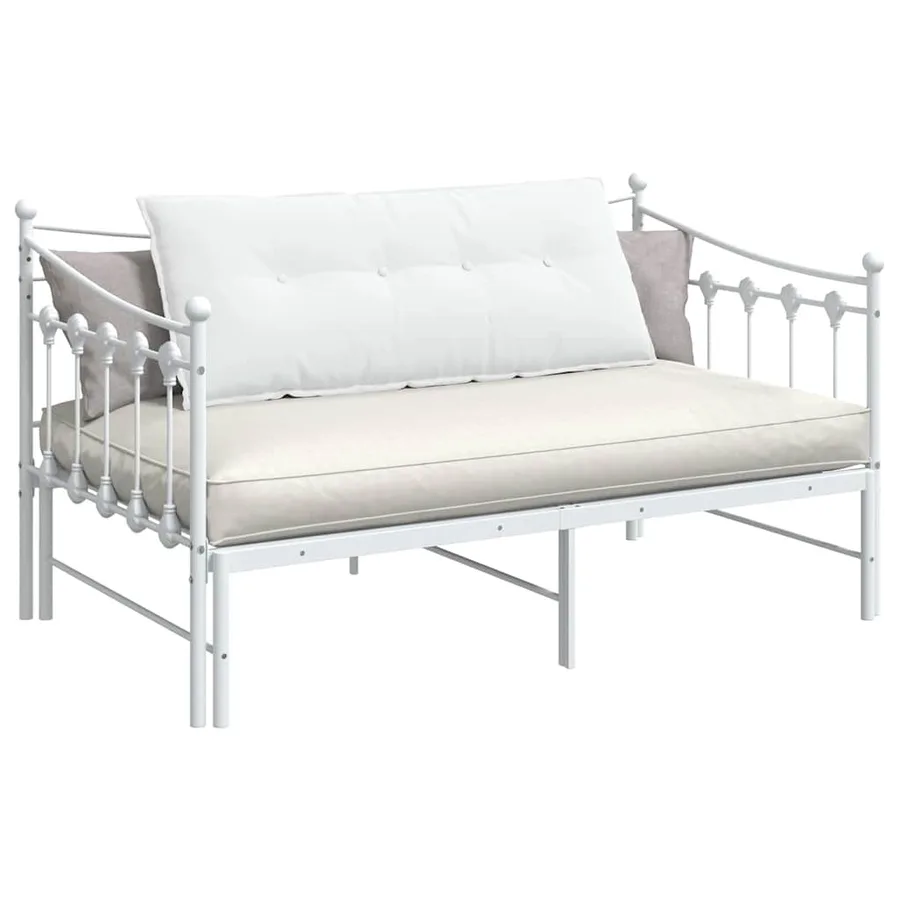 Coussin de Dos Blanc 120 x 19 x 50 cm tissu - 3