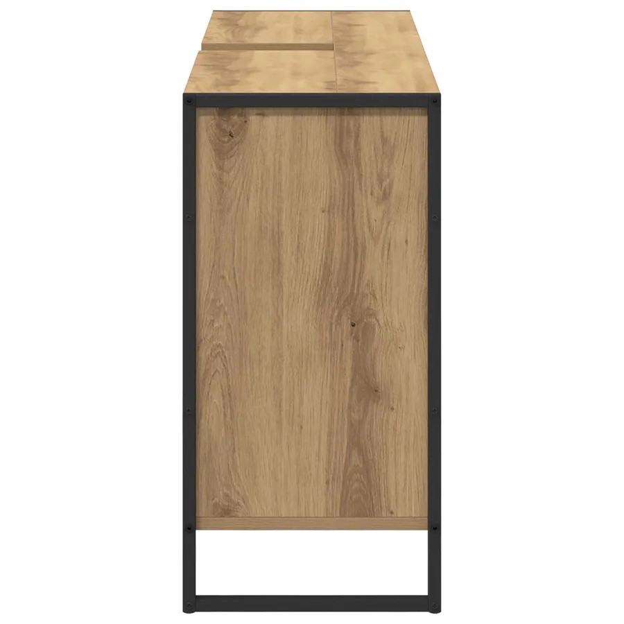 Cabinet de salle de bain Chêne artisan 60 x 30 x 60 cm - 7