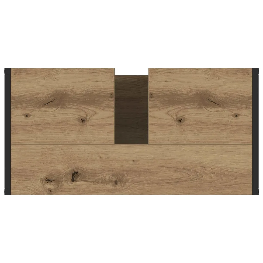 Cabinet de salle de bain Chêne artisan 60 x 30 x 60 cm - 9